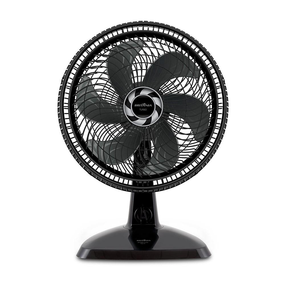Ventilador Britânia BVT400 Turbo 40cm Preto 220V Potência Silêncio e 3 Velocidades em Oferta na Shopee
