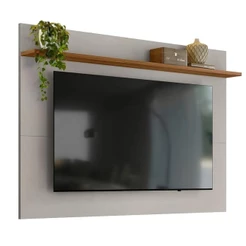 Painel Para TV Até 70 Polegadas 1,80m NT1305 Freijó / Off White Notável