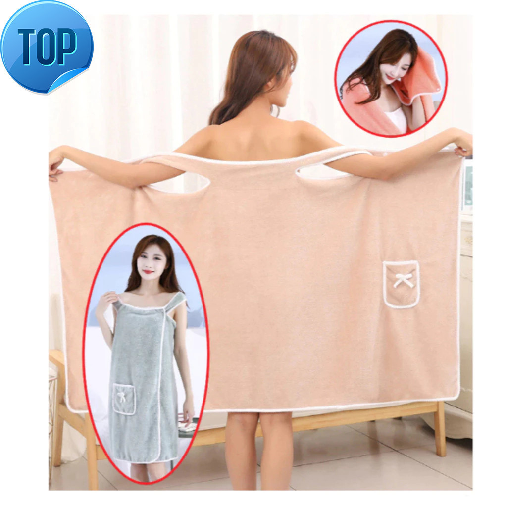 secagem Toalhas de banho de rápida para mulheres e meninas, roupões de banho Beach Spa, roupas de banho