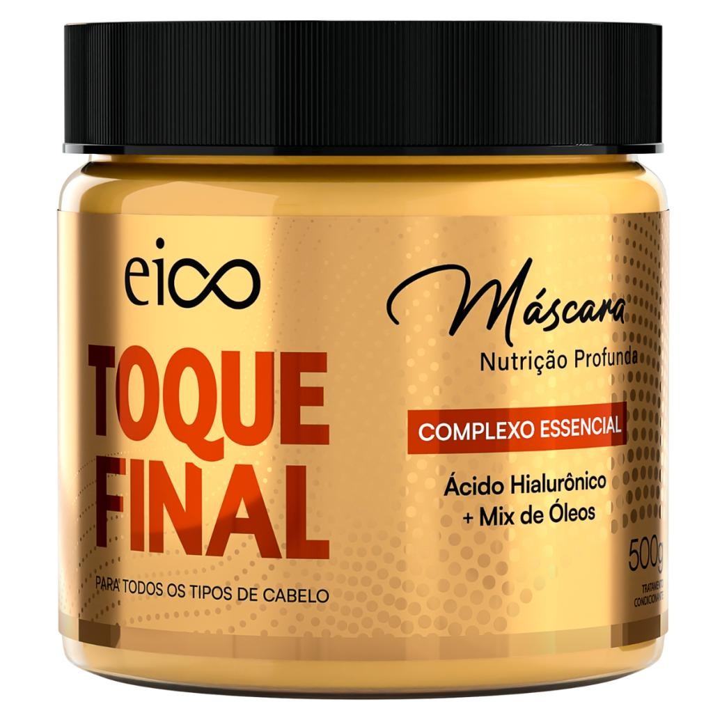 Eico Máscara Tratamento Creme Toque Final Ácido Hialurônico 500g em Oferta na Shopee