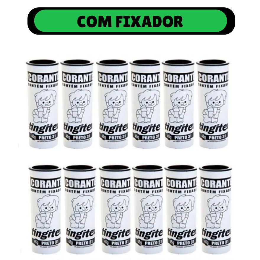 Kit 12 Corantes Tingitex  Para Tingir Roupas em Oferta na Shopee