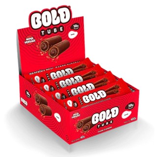 Barra de Proteina Tube - 12 Unidades de 40g Avelã - Bold em Oferta na Shopee