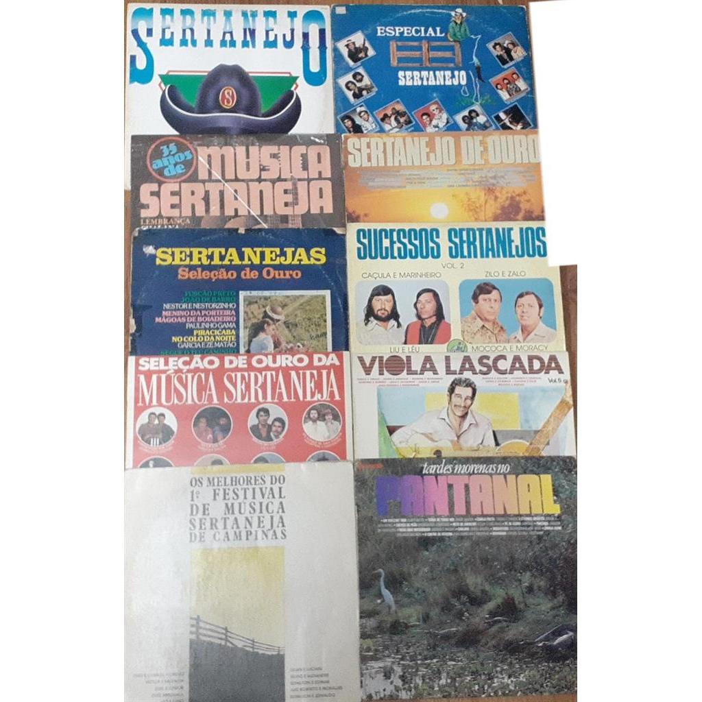 VINIL Sucessos vol 2 / Viola lascada/ 1º Festival Campinas/ Tardes morenas no Pantanal Coletânea Sertaneja - Bom Demais