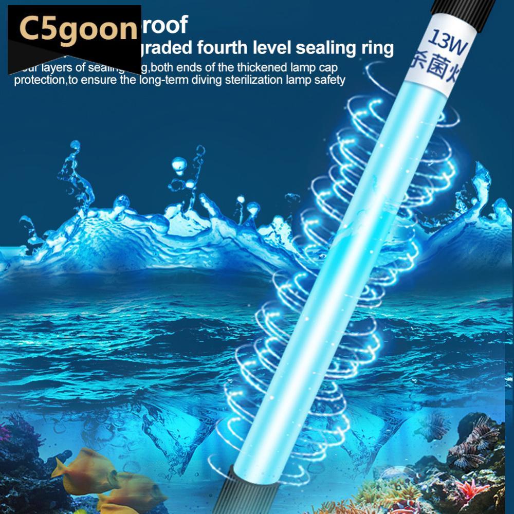 C5GOON 5W/7W/9W/11W/13W Aquário UV Esterilizador Lâmpada Luz Limpador De Água Para Tanque De Peixes Esterilização Lagoa