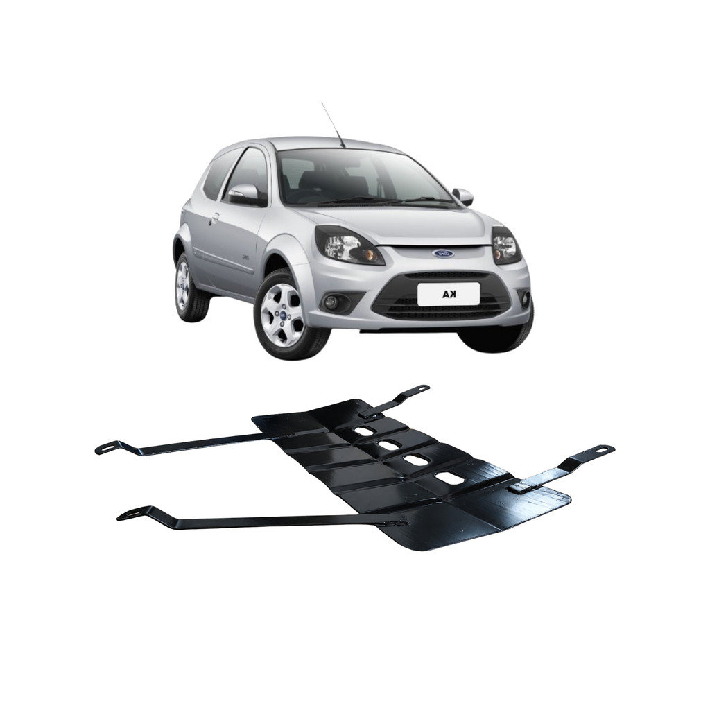 Protetor Carter Ford Ka Fly Pulse Tecno Class 1.0 1.6 Flex Chapa 16 1,5mm 2008 2009 2010 Peito de Aco Reforcado