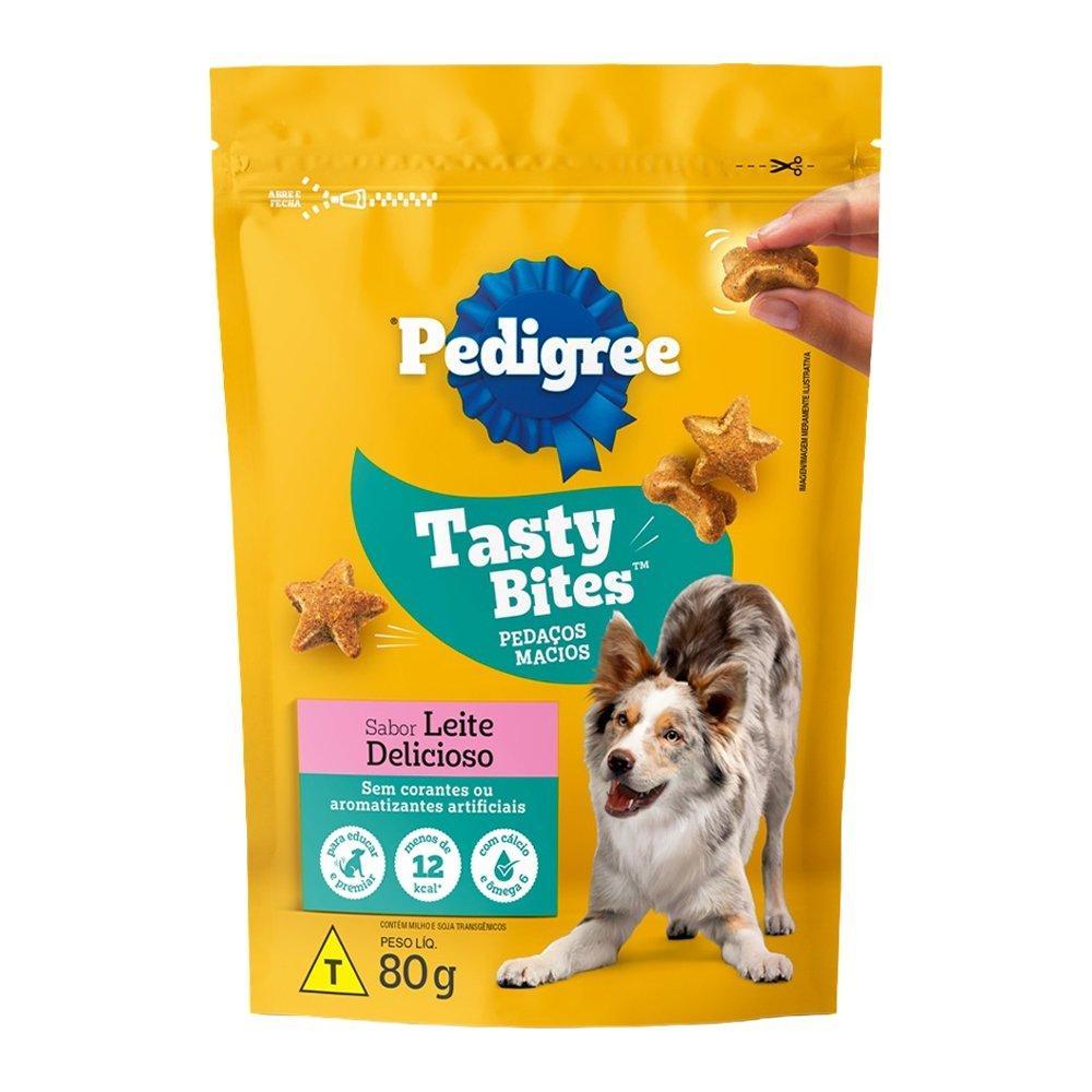 Petisco Pedigree Tasty Bites Leite 80g