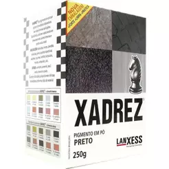 Pigmento em Pó Xadrez Preto 250g - Embalagem com 20 Unidades