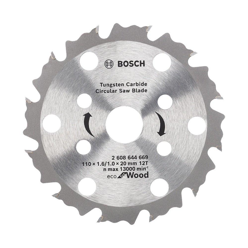 Disco Serra Circular Bosch Eco Coolteq 110x20 mm 12 Dentes