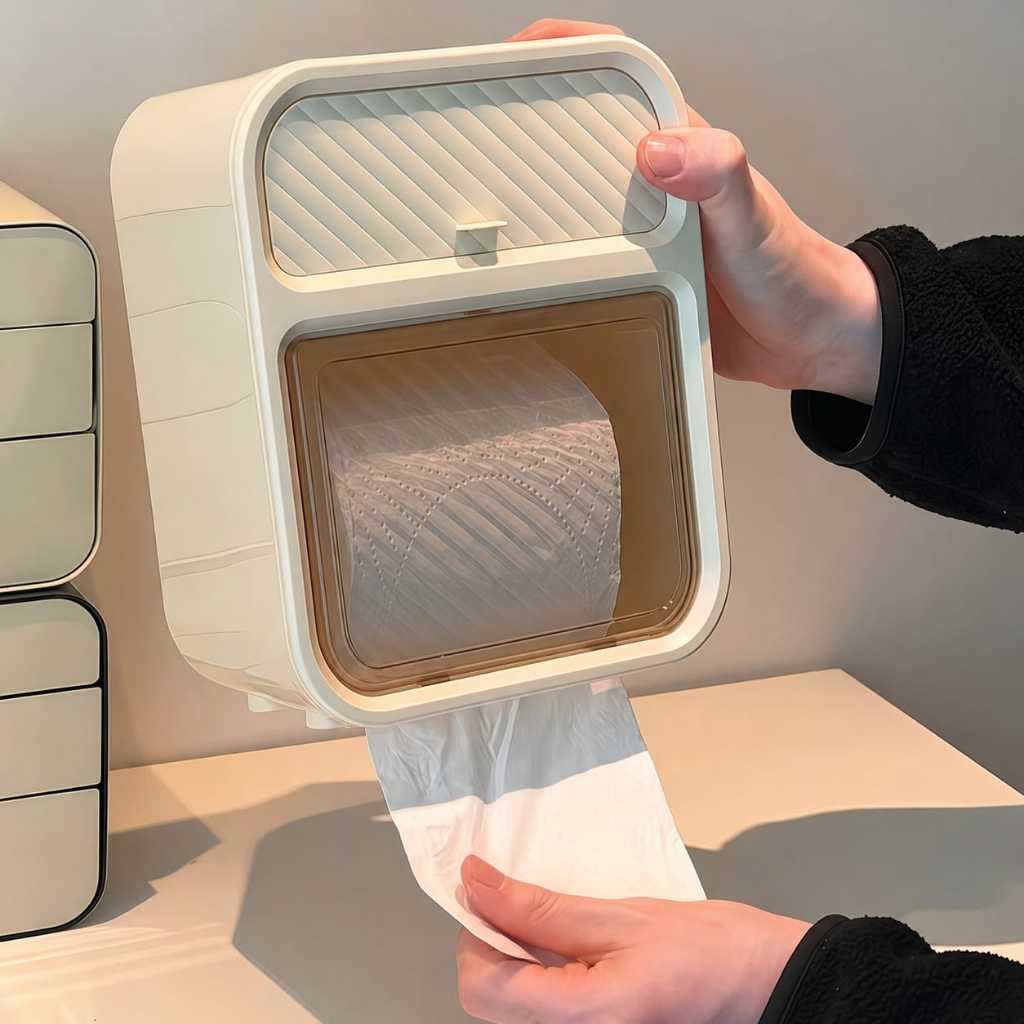 Caixa de papel higiênico de parede Suporte de papel  impermeável caixa de papel higiênico caixa de papel higiênico