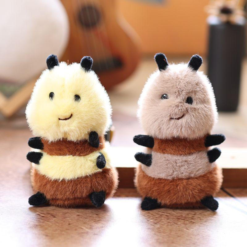 Decorador Bonito Abelha Chaveiro De Pelúcia Dos Desenhos Animados Animal Saco Pingente Mochila Pendurado Decoração Casal
