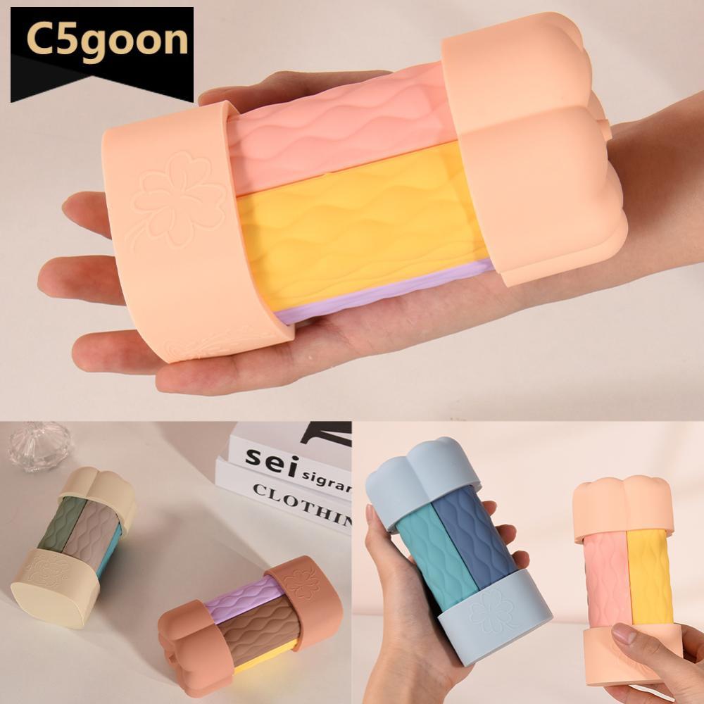 C5GOON 4 Em 1 60ML Dispensador De Silicone Garrafa Squeeze Portátil Viagem Chuveiro Gel Shampoo Macaron Recarregável Loç