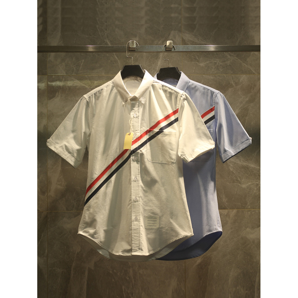 O Fim do Mundo!26ss High-End verão novo estilo Casual Slash tb camisa de manga curta masculino feminino tb camisa de mei