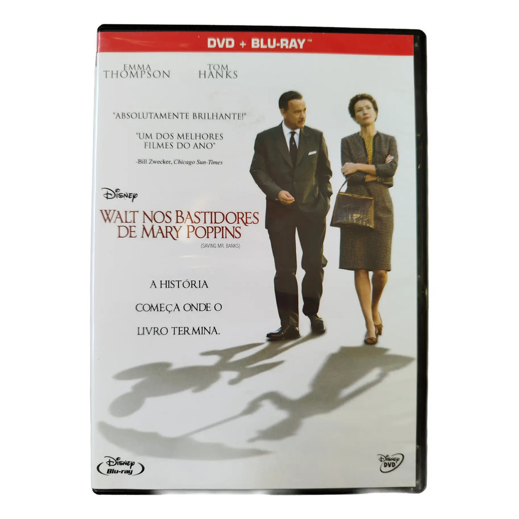 DVD Filme Blu-ray Walt Disney Bastidores Mary Poppins Tom Hanks