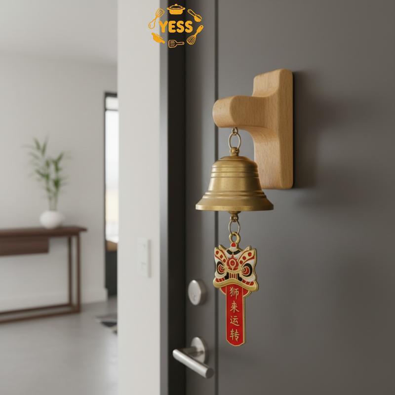 YESS Campainha De Porta De Madeira , Carrilhão De Vento Japonês , Lembrete Entrada , Decorativa De Quarto , Decorações D
