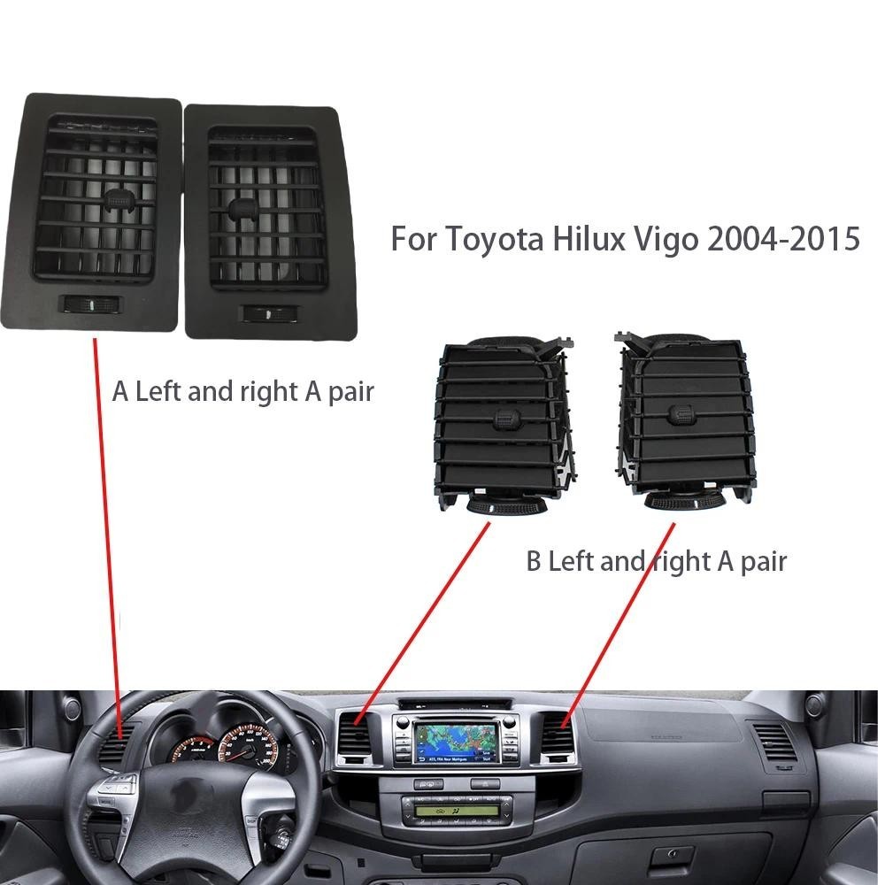 2004-2015 Para Toyota Hilux Vigo Ar Condicionado Ventilação console Central Saída De