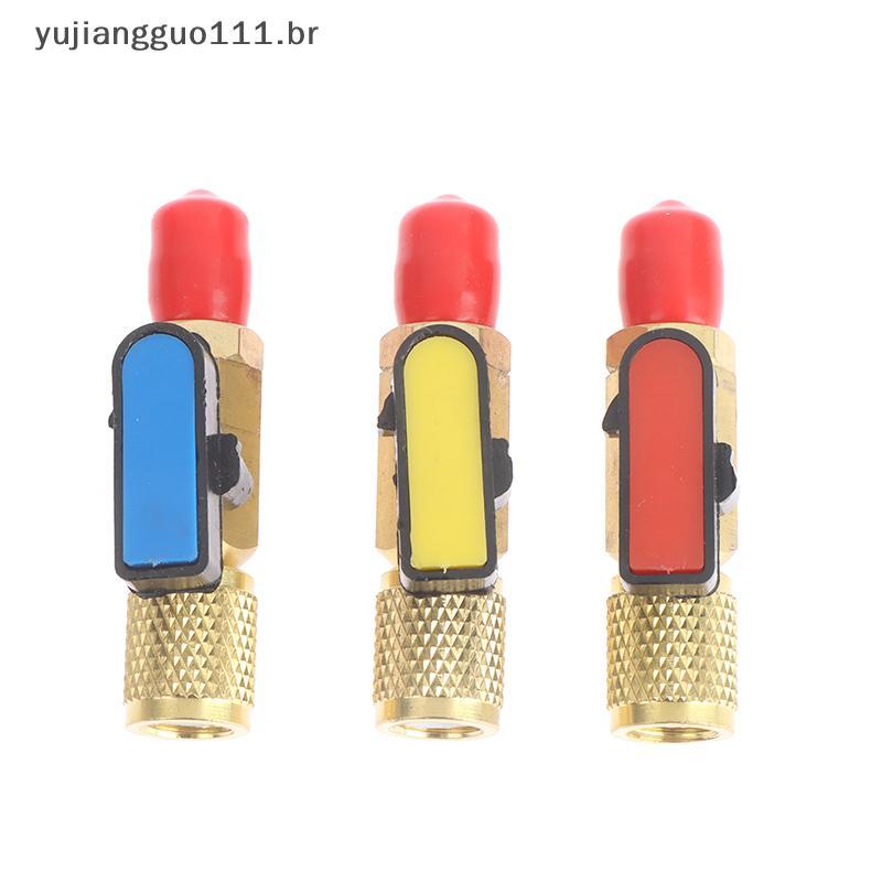 # Novo 1/4 " Macho Para Fêmea Válvula De Esfera Reta Mangueiras De Carregamento Acessórios Do Coletor .