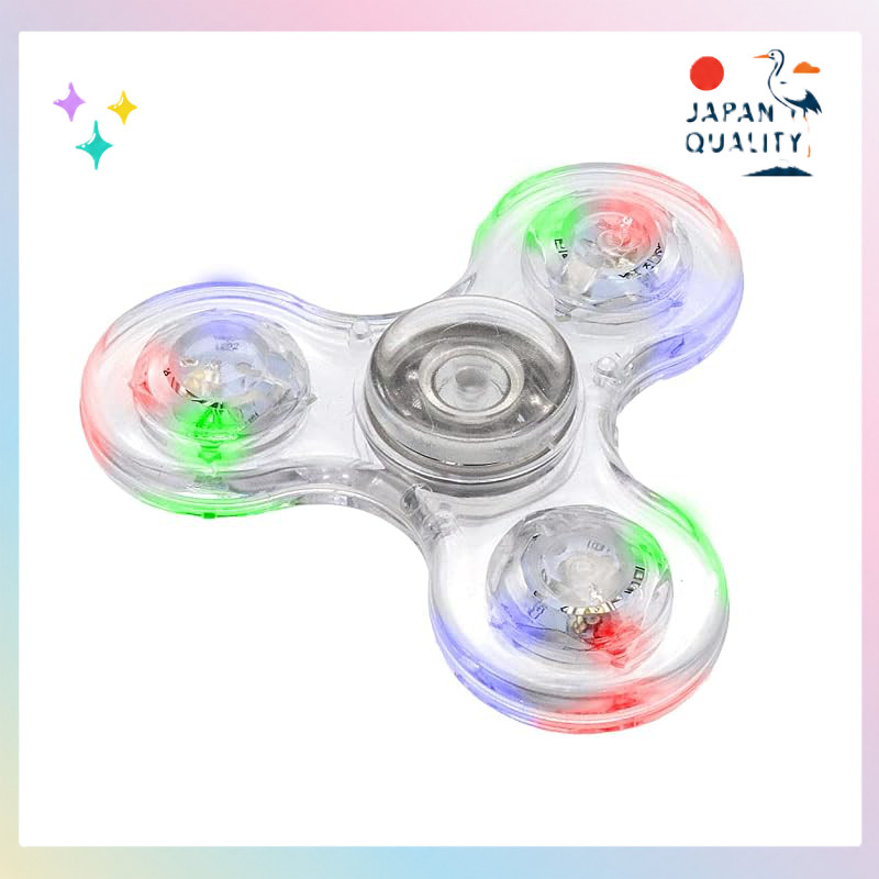TRYDIO hand spinner, spinner, light-up, spins well, light-up toy, ethnic, water toy, fidget cube, stress relief, boredom