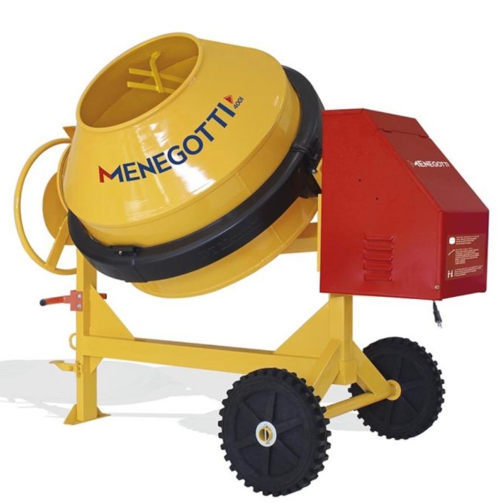 Betoneira 400L 2cv Rental com kit elétrico Menegotti 220V