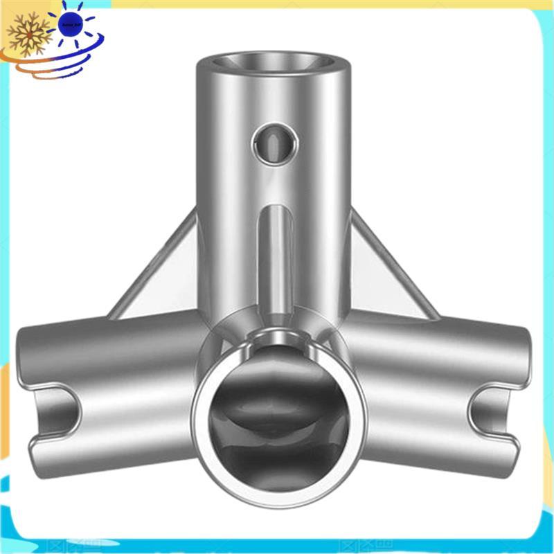 [Le's Shop] Conector De Tubo De Liga De Alumínio Hardware De Acessórios De Estrutura De Rede Universal Para Diâmetro Int