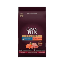 Ração Gourmet para Gatos Adultos Castrados Sabor Salmão e Frango 10,1Kg GranPlus