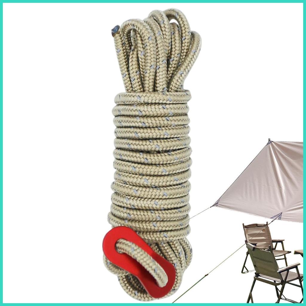 Cabo De Acampamento Utilitário Corda Ao Ar Livre Paracord 4mm Sobrevivência Estável Engrenagem Para Barracas Caminhadas 