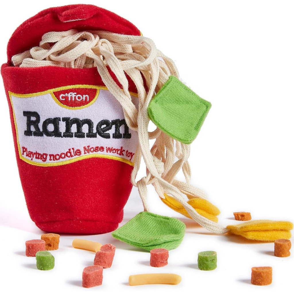 Brinquedo Para Mastigar Cachorro Ramen Cup-Distribuidor Interativo De Guloseimas E Snuffle Cães Filhotes Pequenos Médios