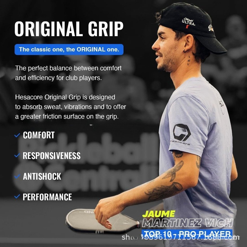 Protetor de empunhadura antiderrapante para pickleball, empunhadura de silicone para raquete