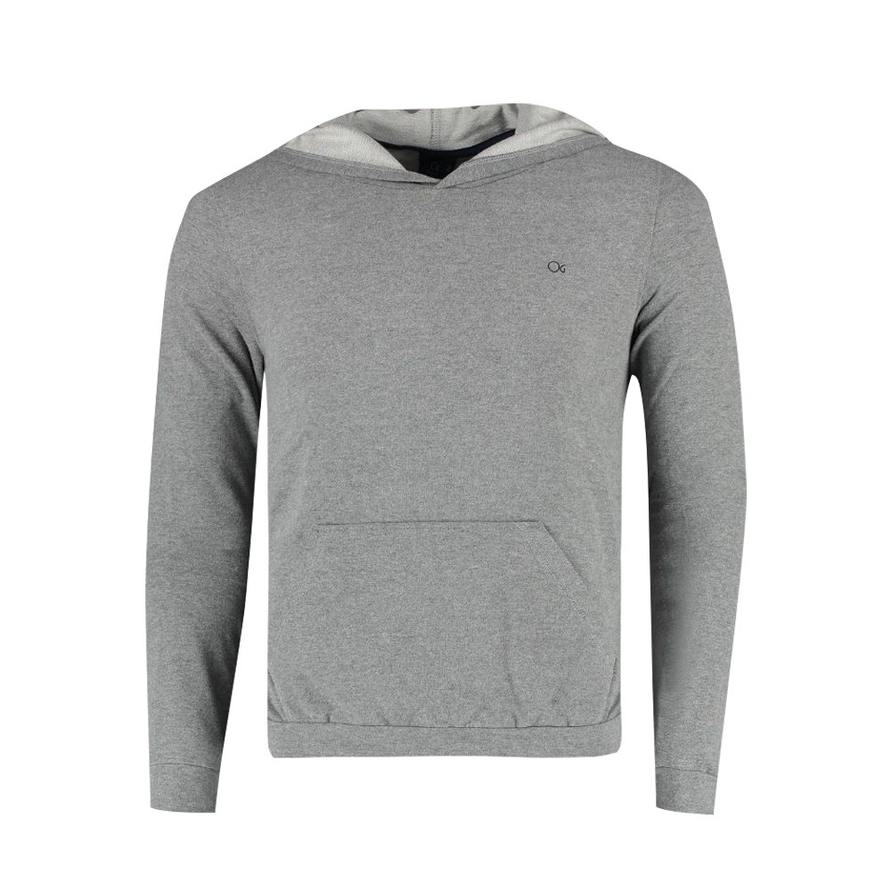 Moletom Ogochi Canguru Fechado Cinza