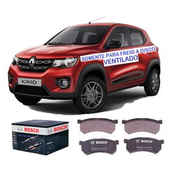 Pastilhas De Freio Original Bosch Kwid 1.0 Disco Ventilado