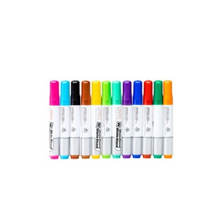 Marcador Quadro Branco Colorido Caneta Apagável 12 Unidades em Oferta na Shopee