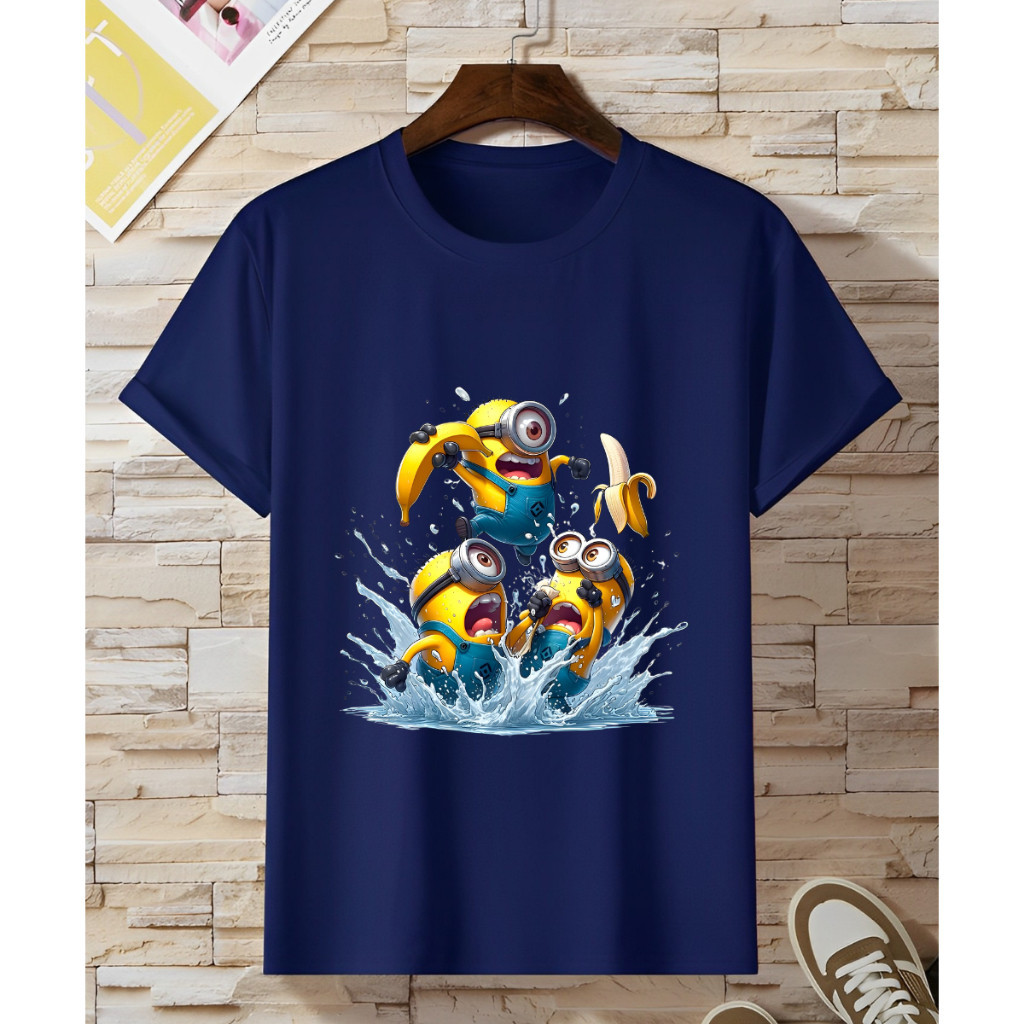 Camiseta Infantil Menino 100%Algodão Estampa Divertida Personagens Manga Curta Verão, blusa criança