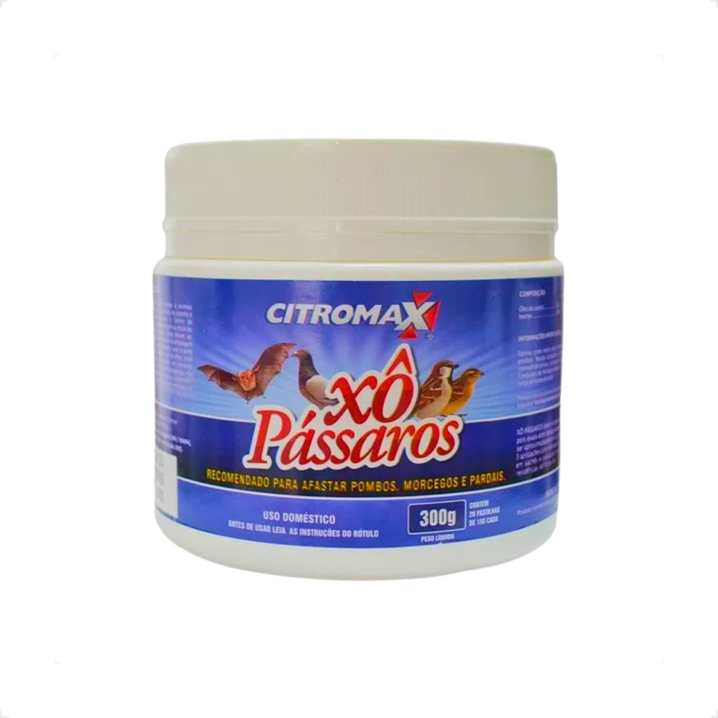 Xô Pássaros Citromax Livre de Pássaros  - 300g em Oferta na Shopee
