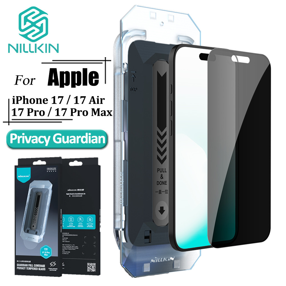 NILLKIN Tela Cheia De Vidro Temperado Para iPhone 17 Pro Max 17 17 Ar Fácil Instalação Privacidade Guardião Protetor De em Oferta na Shopee