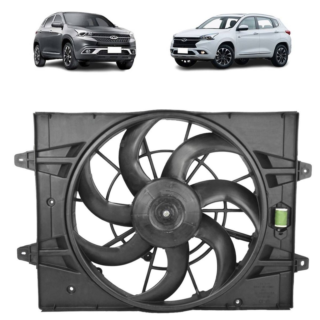 Defletor Radiador com Ventoinha Chery Tiggo 7 T TXS 2019 a 2022 - 302000698AA