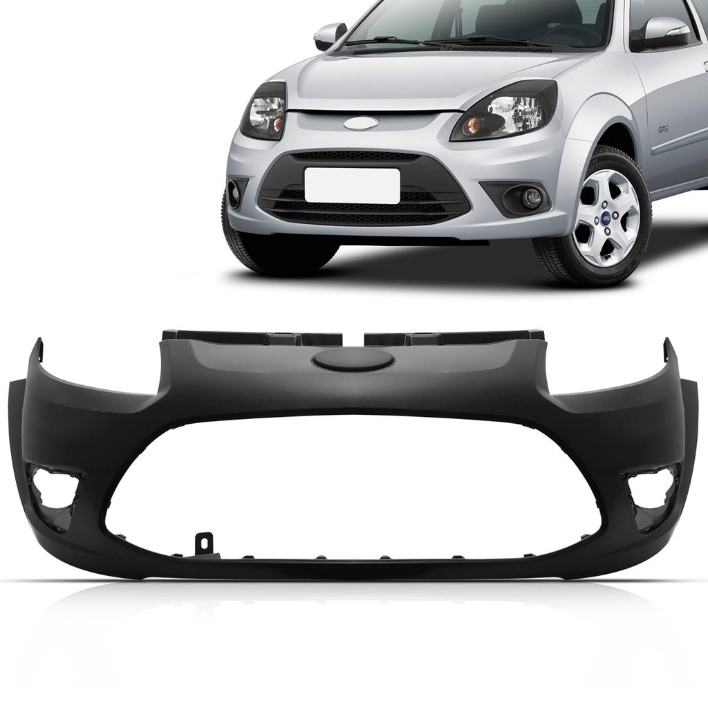 Parachoque Dianteiro Ka 2012 2013 Com furo Milha em Oferta na Shopee