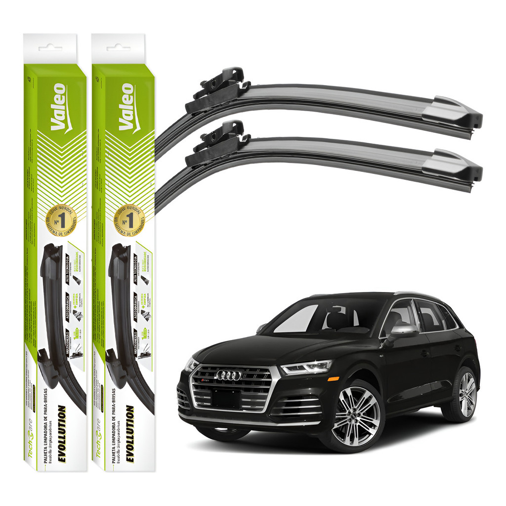 Par Palhetas Limpador Parabrisa Valeo Audi Sq5 2014 A 2021