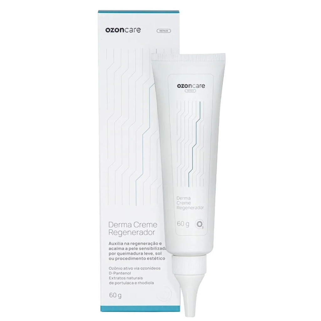 DERMA CREME REGENERADOR 60GR OZONIZADO CICATRIZACAO E HIDRAT