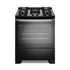 Fogão 5 Bocas FE5GB Efficient Mesa de Vidro PerfectCook e Grades de Ferro Electrolux