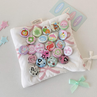 Conjunto Em Massa De Broche De Metal De 2.5 Cm , 6 Peças , Emblemas De Lapela , Conjuntos De Alfinetes Esmaltados Y2K De em Oferta na Shopee