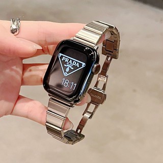 Pulseira De Metal Fina De Aço Inoxidável Para Apple Watch SE 3 2 45 41 38 40 42 44 46mm Ultra 49mm iwatch Série 11 10 9 em Oferta na Shopee