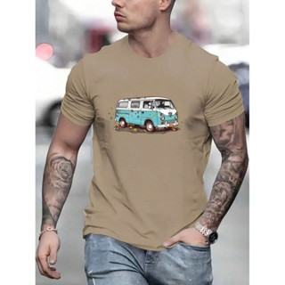 Camiseta Kombi Estampada 100% Algodão Camisa Lançamento Confortável envio imediato carros em Oferta na Shopee