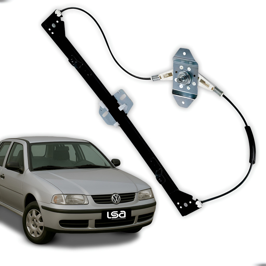Máquina de Vidro Manual VW Gol G3 G4 2P 2001-2014, Porta Dianteira Esquerda Custo-Benefício Funcionamento Silencioso em Oferta na Shopee