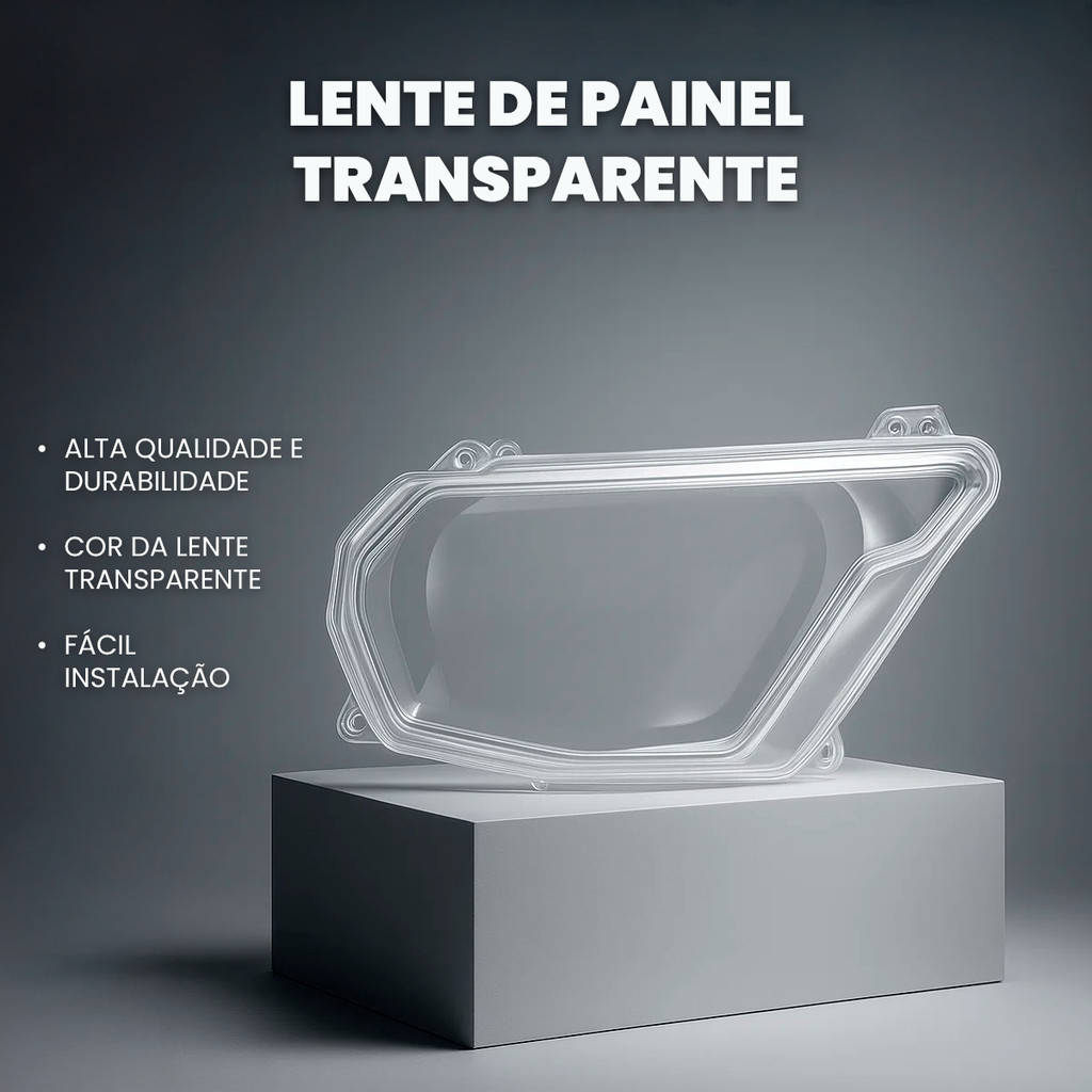 Lente Superior Painel Biz 125 2011-17 Biz 110 2018 Titan 150 2004-13 Pop 100 2007-15 Pop 110 2016-24