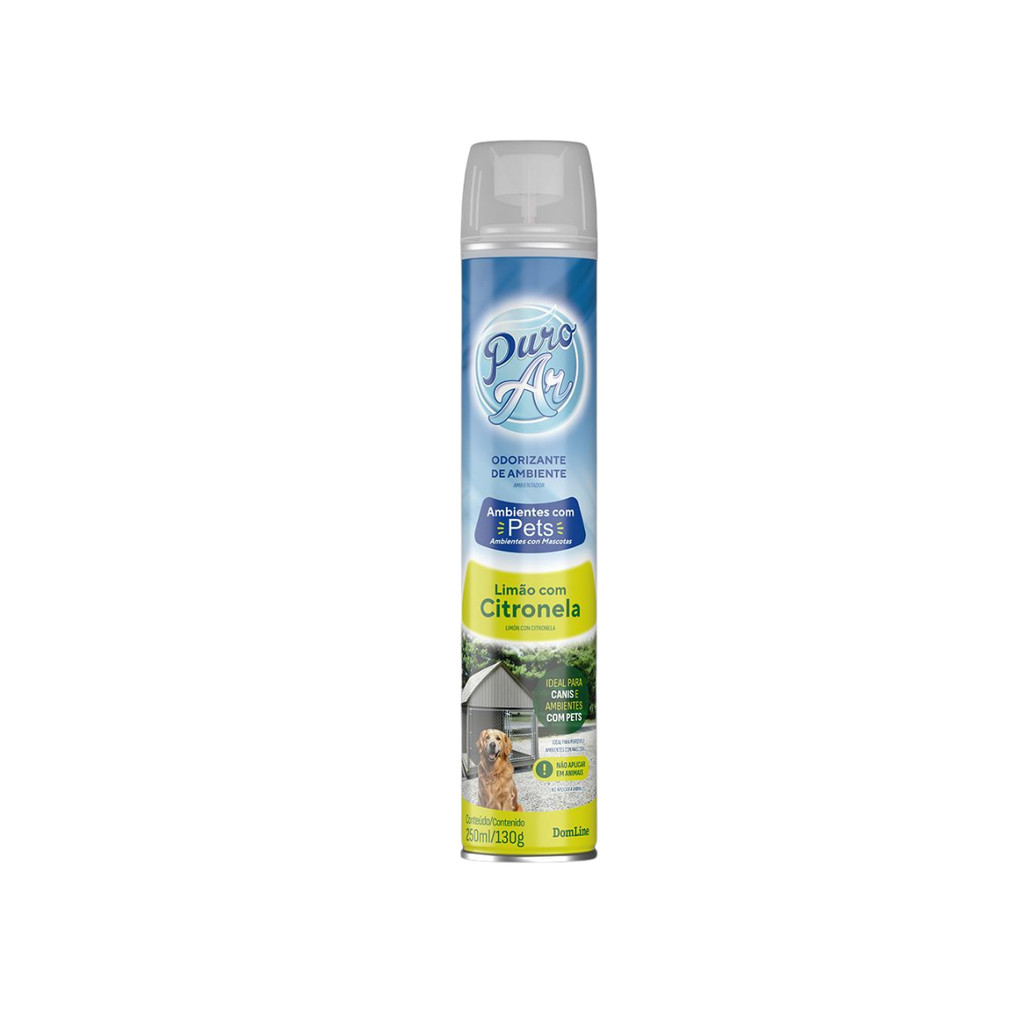 Odorizante e Neutralizador de Odores Pet 250ml Puro Ar em Oferta na Shopee