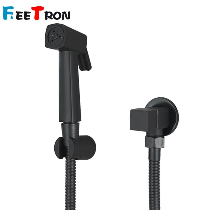 Ducha Higiênica Quadrada Em Banheiro Completa Gatilho Luxo 1,2m em Oferta na Shopee