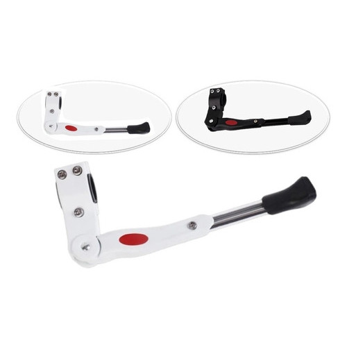 Pezinho Descanso Lateral Preto Branco Reforçado Regulagem De Altura Bicicleta Bike Aro 26 29 Mtb em Oferta na Shopee