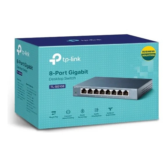Switch 8Pt Gigabit TL-SG108E TP-Link 