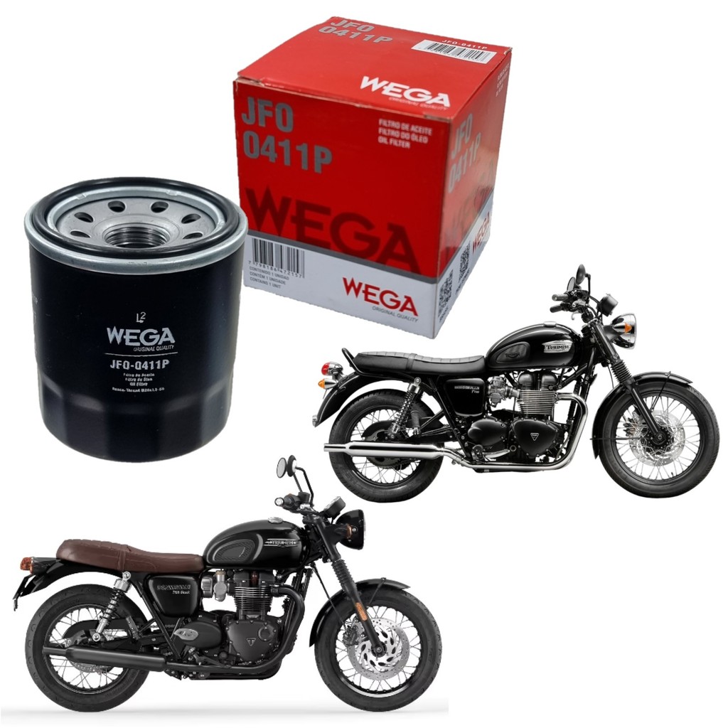 FILTRO DE ÓLEO TRIUMPH BONNEVILLE T100 900 T120 1200 BLACK