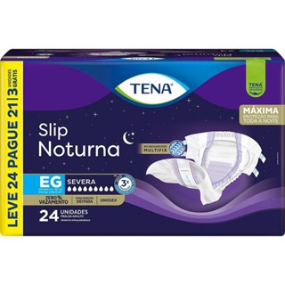 Fralda Geriátrica Tena Slip Noturna EG Leve 24 Pague 21 unidades em Oferta na Shopee