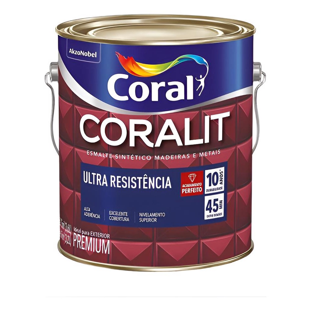 Tinta Coralit Ultra Resistência Acetinado Branco 3,6l em Oferta na Shopee